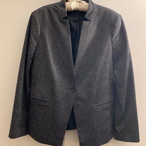 Banana Republic Factory Grey Notch Collar Blazer